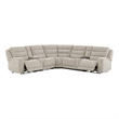 Parker Living Felix - Mari Fawn 7 Piece ZG Power Reclining Sectional