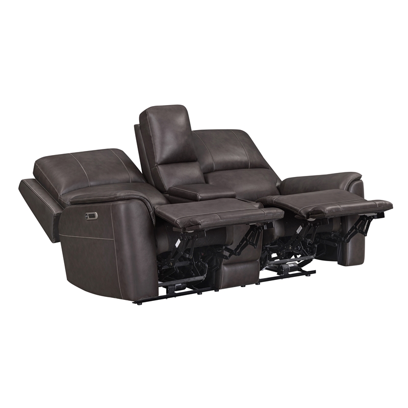Parker Living Sal - Steamboat Brown ZG Power Reclining Tilt Console Loveseat P3