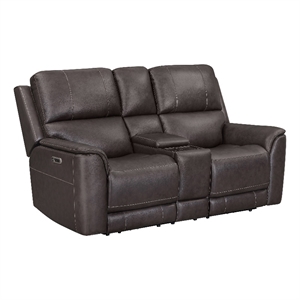 Parker Living Sal - Steamboat Brown ZG Power Reclining Tilt Console Loveseat P3