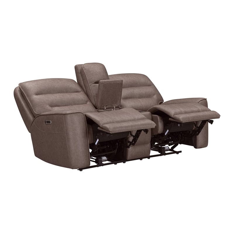 Parker Living Lawson - Sydney Brunette Power ZG Tilt Console Loveseat P2