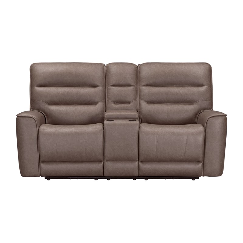 Parker Living Lawson - Sydney Brunette Power ZG Tilt Console Loveseat P2