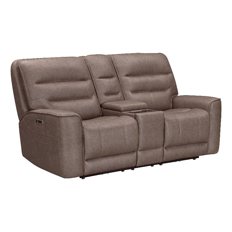 Parker Living Lawson - Sydney Brunette Power ZG Tilt Console Loveseat P2