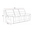 Parker Living Lawson - Sydney Brunette ZG Triple Power Reclining Sofa