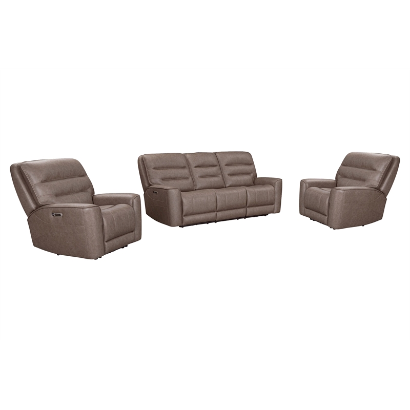 Parker Living Lawson - Sydney Brunette ZG Power Reclining Sofa and 2 Recliners
