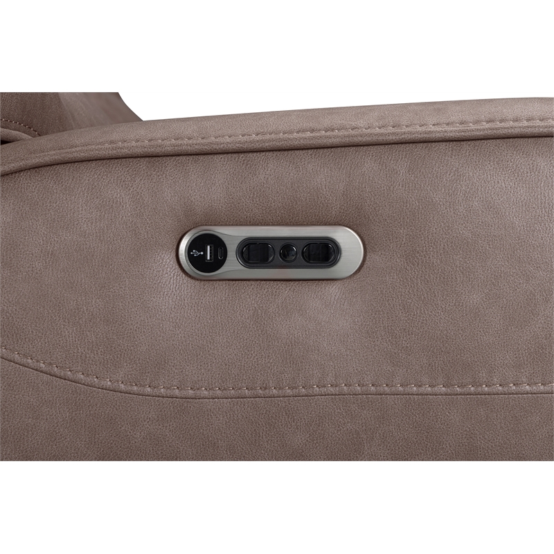 Parker Living Lawson - Sydney Brunette ZG Power Reclining Sofa and Loveseat