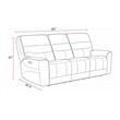 Parker Living Lawson - Sydney Brunette ZG Power Reclining Sofa and Loveseat