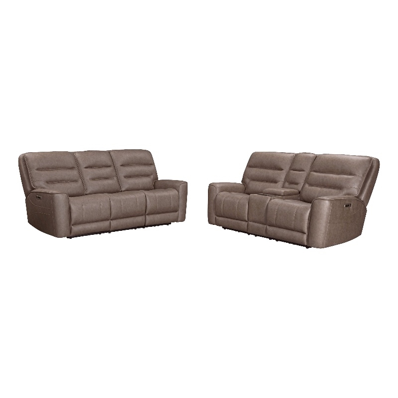 Parker Living Lawson - Sydney Brunette ZG Power Reclining Sofa and Loveseat