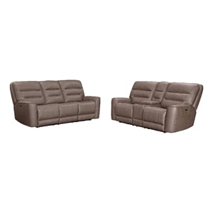 Parker Living Lawson - Sydney Brunette ZG Power Reclining Sofa and Loveseat