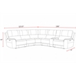 Parker Living Sal - Steamboat Brown 6 Piece ZG Power Reclining Sectional