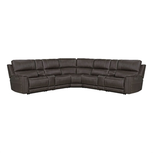 Parker Living Sal - Steamboat Brown 7 Piece ZG Power Reclining Sectional