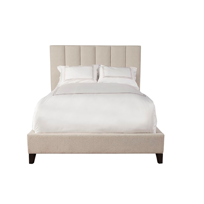 Parker Living Sleep Traditional Chenille Queen Bed in Dune Beige