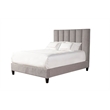 Parker Living Sleep Traditional Chenille Queen Bed in Stream Gray