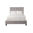 Parker Living Sleep Traditional Chenille Queen Bed in Stream Gray