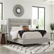 Parker Living Sleep Jacob Traditional Fabric Queen Bed in Luxe Light Gray