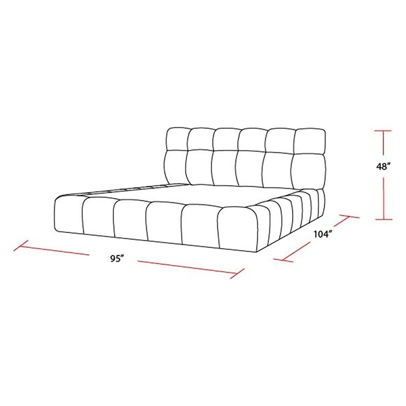 Parker Living Sleep Escape Traditional Fabric Upholstered King Bed in Beige