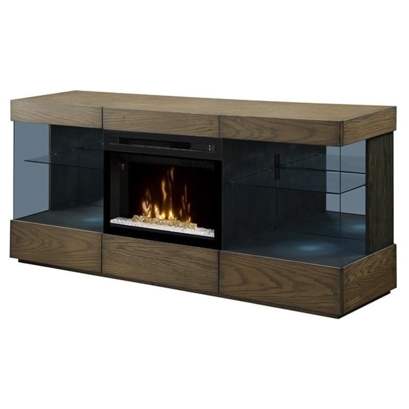 Dimplex Axel Electric Fireplace TV Stand with Acrylic in ...