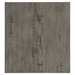 iNSPIRE Q X-Cross Base Modern Wood & Metal End Table with Shelf in Gray