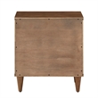iNSPIRE Q 1-Drawer Modern Wood Nightstand w/ Lower Cubby in Tobacco