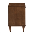 iNSPIRE Q 1-Drawer Modern Wood Nightstand w/ Lower Cubby in Tobacco