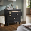 iNSPIRE Q 2-Drawer Traditional Wood Kid Nightstand with Turned Legs in Black