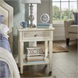 iNSPIRE Q 1-Drawer Traditional Wood Nightstand with Bottom Shelf in Beige