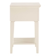 iNSPIRE Q 1-Drawer Traditional Wood Nightstand with Bottom Shelf in Beige