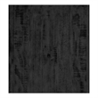 iNSPIRE Q X-Cross Base Modern Wood & Metal End Table with Shelf in Black