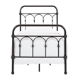 iNSPIRE Q Twin Size Casted Knot Metal Bed in Dark Bronze