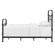 iNSPIRE Q Twin Size Casted Knot Metal Bed in Dark Bronze
