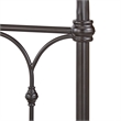 iNSPIRE Q Twin Size Casted Knot Metal Bed in Dark Bronze