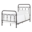 iNSPIRE Q Twin Size Casted Knot Metal Bed in Dark Bronze