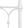 iNSPIRE Q Twin Size Casted Knot Metal Bed in Antique White