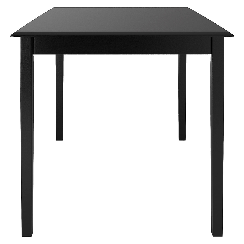 iNSPIRE Q Classic 48-inch Rectangular Wood Dining Table in Black