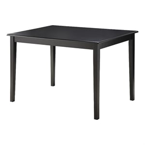 iNSPIRE Q Classic 48-inch Rectangular Wood Dining Table in Black
