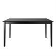 Wood Black Dining Table - Rectangular 60-inch by iNSPIRE Q Classic