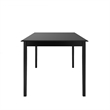 Wood Black Dining Table - Rectangular 60-inch by iNSPIRE Q Classic