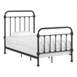 iNSPIRE Q Twin Size Antique Graceful Victorian Metal Bed in Antique Dark Bronze