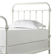 iNSPIRE Q Twin Size Antique Graceful Victorian Metal Bed in Antique White