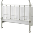 iNSPIRE Q Twin Size Antique Graceful Victorian Metal Bed in Antique White