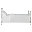 iNSPIRE Q Twin Size Antique Graceful Victorian Metal Bed in Silver Birch