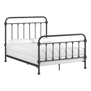 iNSPIRE Q Full Size Antique Graceful Victorian Metal Bed in Antique Dark Bronze