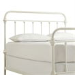 iNSPIRE Q Full Size Antique Graceful Victorian Metal Bed in Antique White
