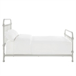 iNSPIRE Q Queen Size Antique Graceful Victorian Metal Bed in Silver Birch