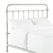 iNSPIRE Q Queen Size Antique Graceful Victorian Metal Bed in Silver Birch