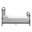 iNSPIRE Q Full Size Farmhouse Antique Graceful Victorian Metal Bed in Black