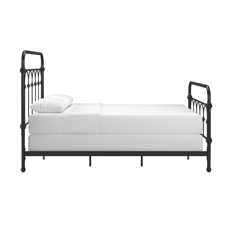 iNSPIRE Q Full Size Farmhouse Casted Knot Metal Bed in Dark Bronze