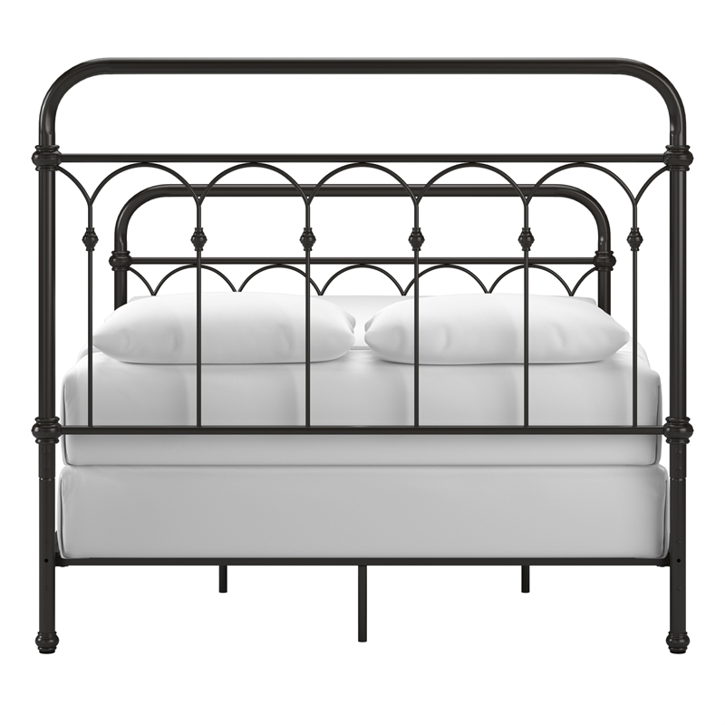 iNSPIRE Q Full Size Farmhouse Casted Knot Metal Bed in Dark Bronze