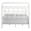 iNSPIRE Q Full Size Farmhouse Casted Knot Metal Bed in Antique White