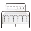 iNSPIRE Q Queen Size Farmhouse Casted Knot Metal Bed in Bronze