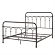 iNSPIRE Q Queen Size Farmhouse Casted Knot Metal Bed in Bronze